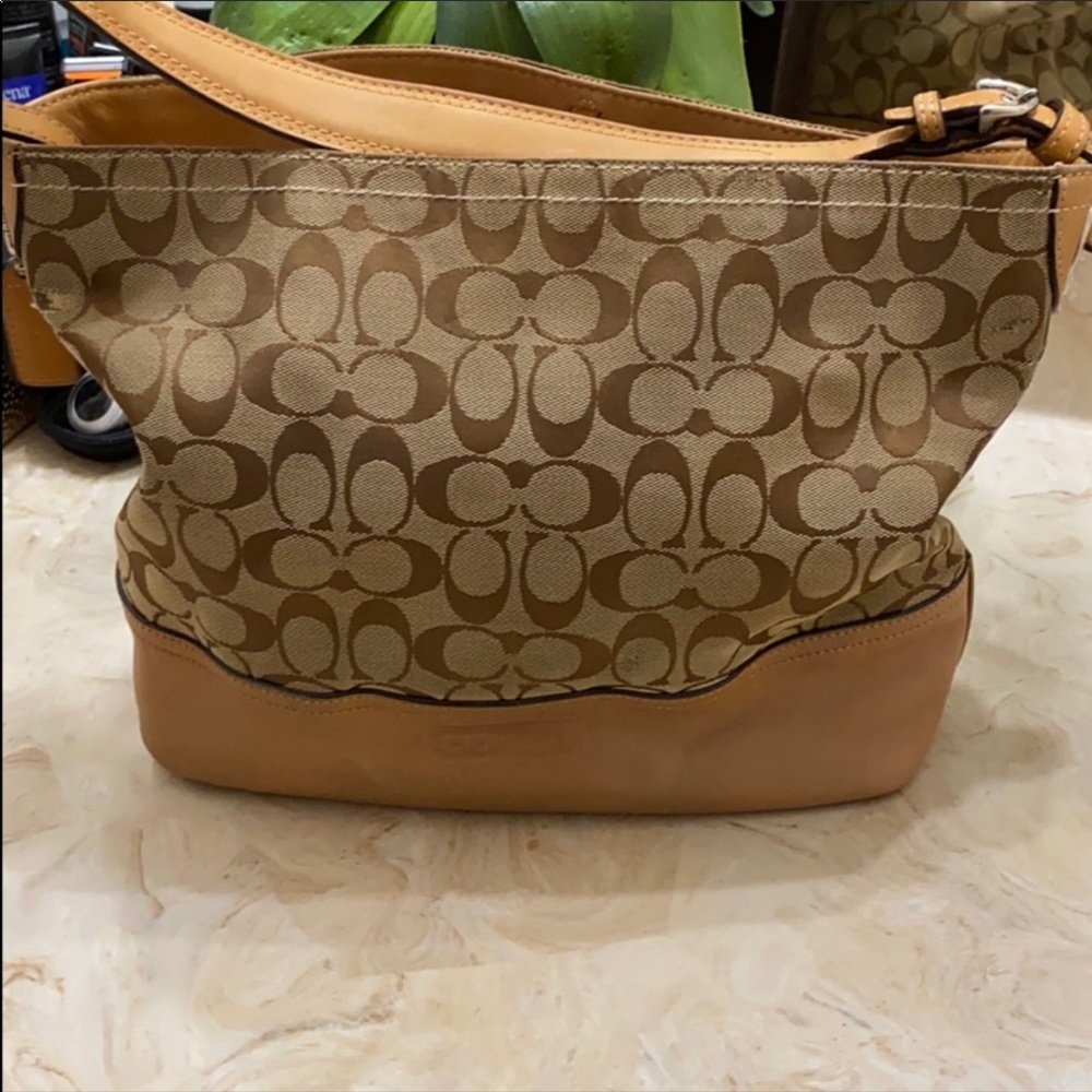 Coach leather bag